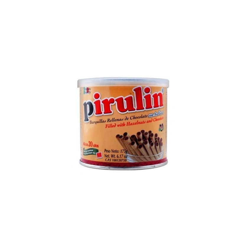 Producto PIRULIN Barquillas Rellenas de Chocolate y Avellanas 300 gr