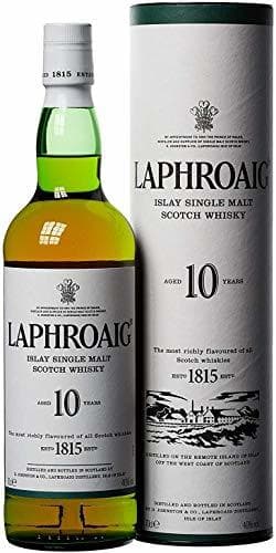 Producto Laphroaig 10 Años Single Malt Escoces Peated Whisky Escoces