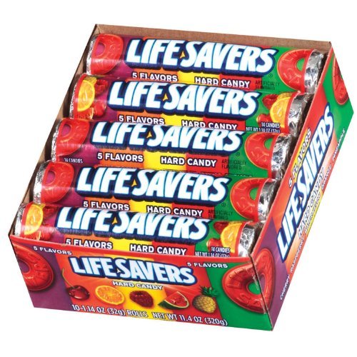 Lugar LifeSavers 5 Flavor Candy Roll 20 ct.