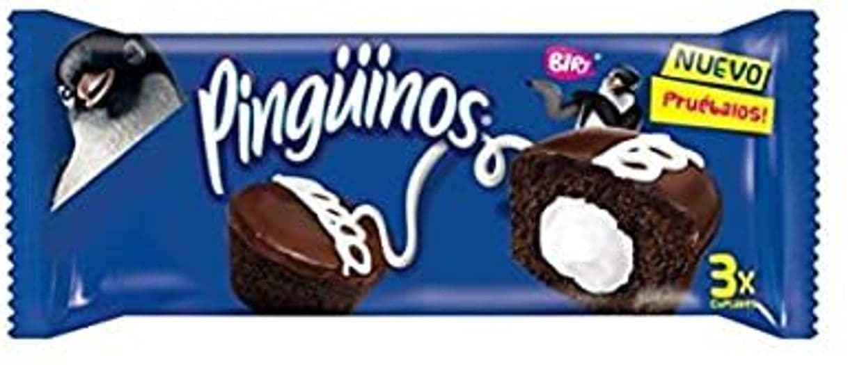 Product Pingüinos cupcakes de chocolate rellenos de crema 