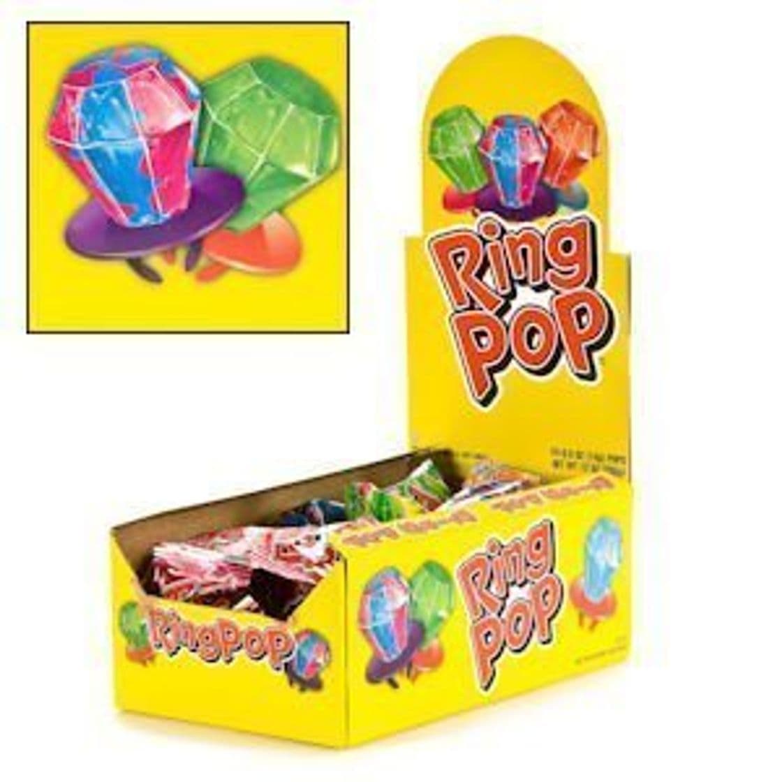 Product ORIGINAL RING POP. Assorted flavors. Individually wrapped.