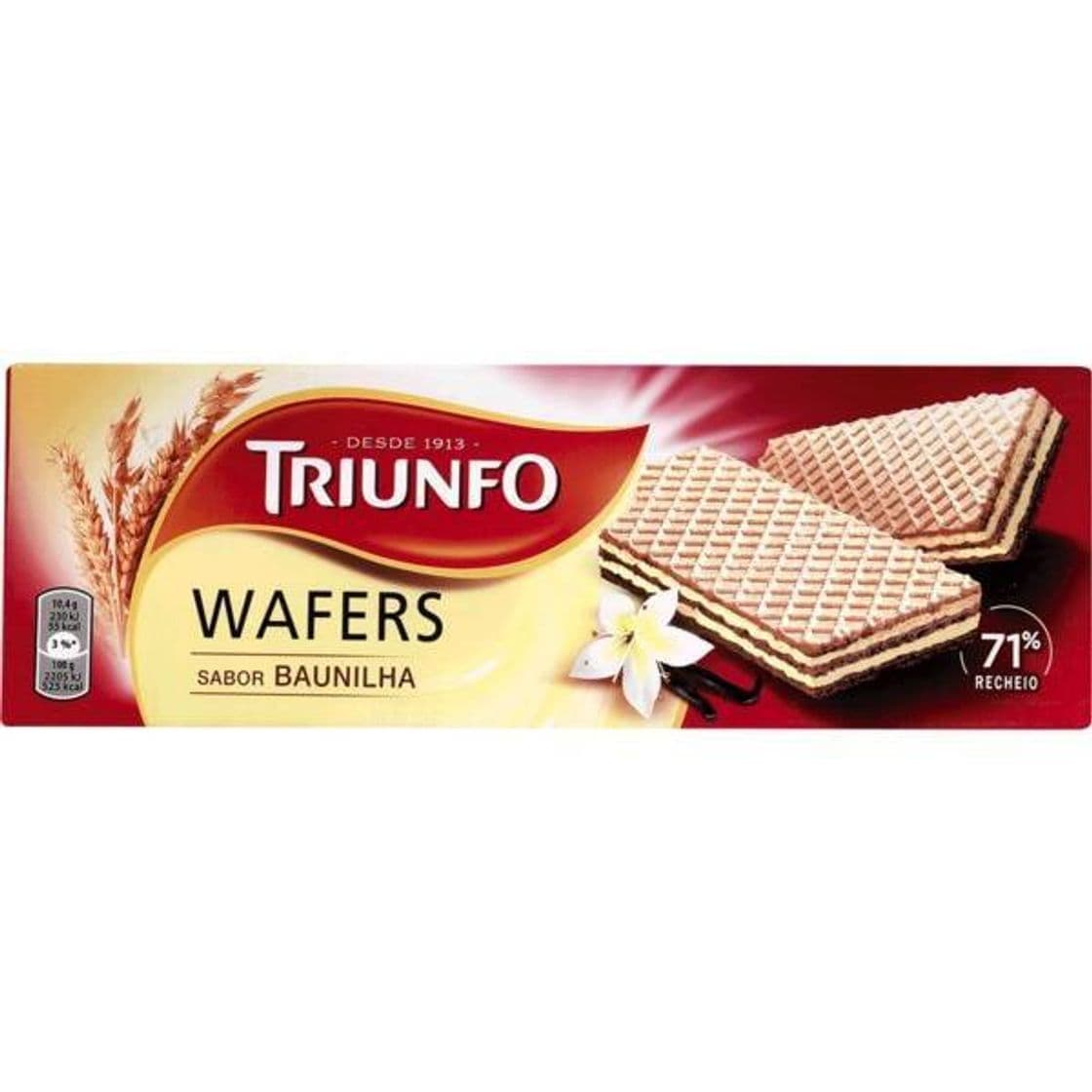 Fashion Wafers sabor baunilha 