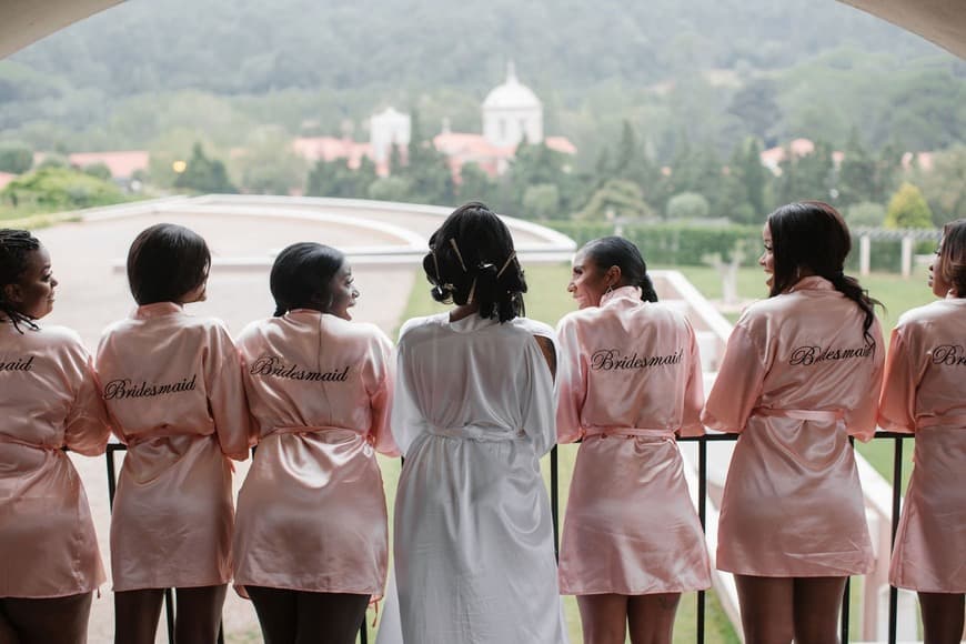 Fashion Bridesmaids robe 