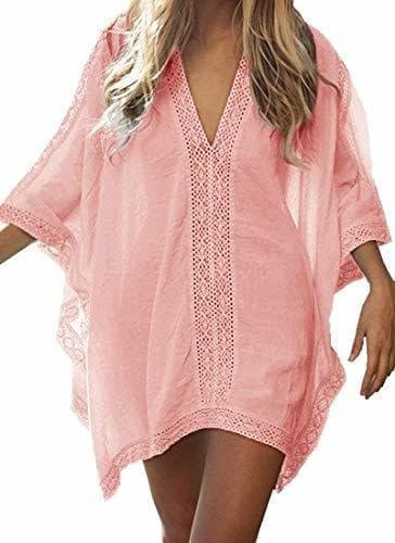 Moda Jfan Vestido Suelto de Bikini Mujer Ropa de Baño Playa Traje de