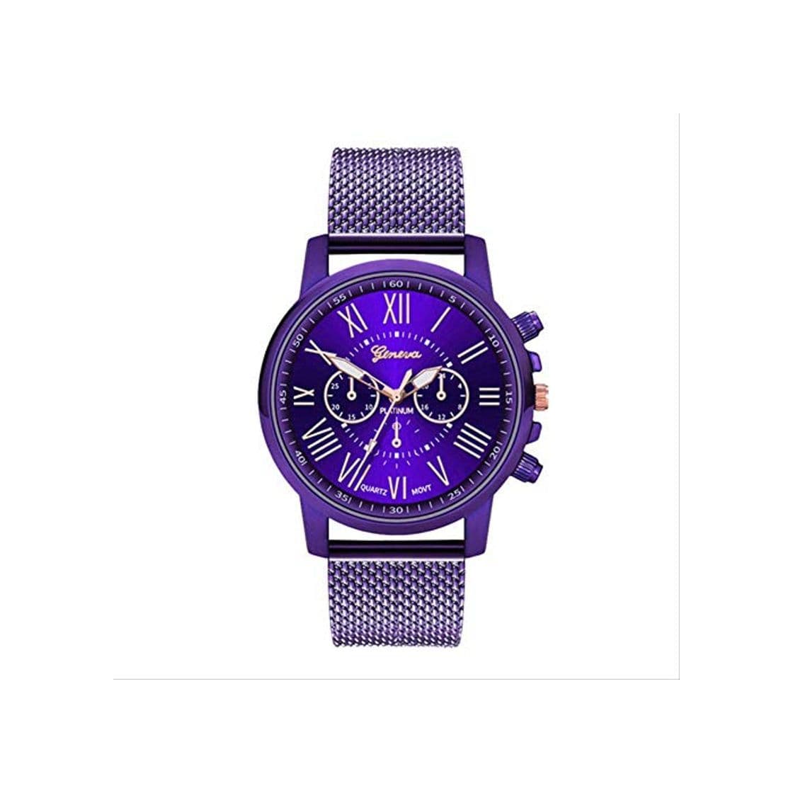 Product Reloj De Cuarzo con Correa De Silicona Casual para Mujer Reloj De Pulsera para Niñas Reloj De Pulsera Mujer Relogio Feminino Morado 5