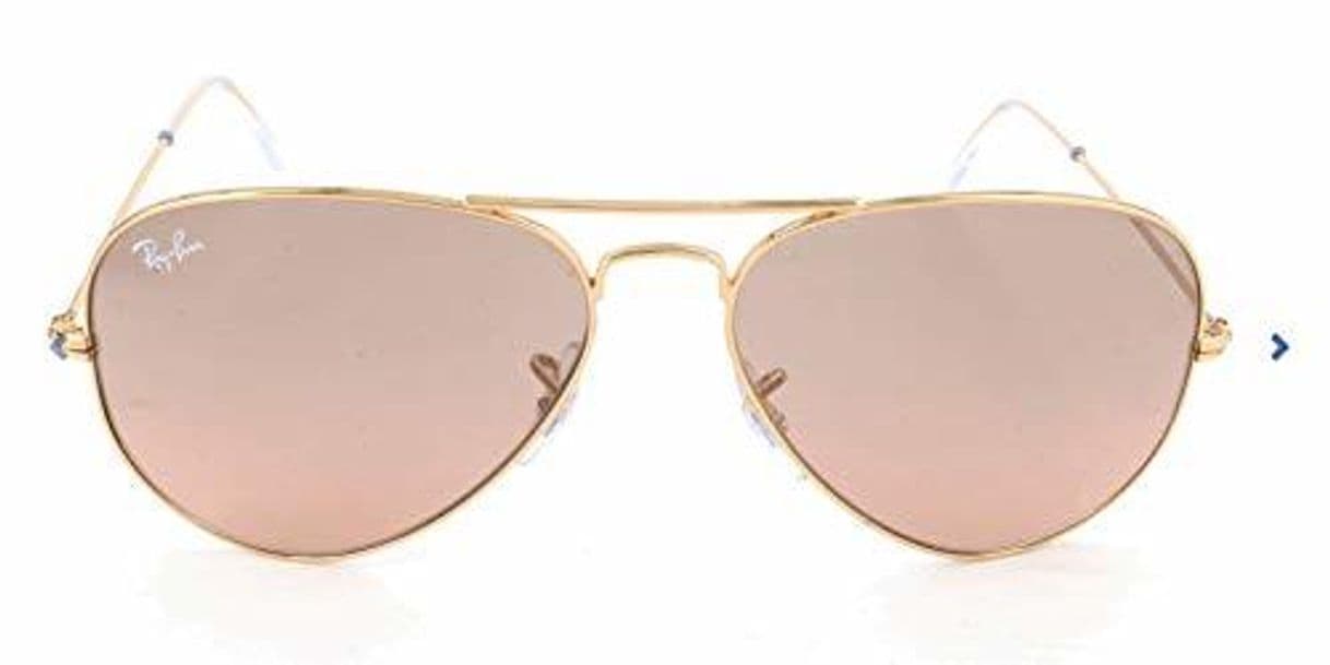 Fashion Ray-Ban Aviator Large Metal, Gafas de Sol Unisex Adulto, Transparente