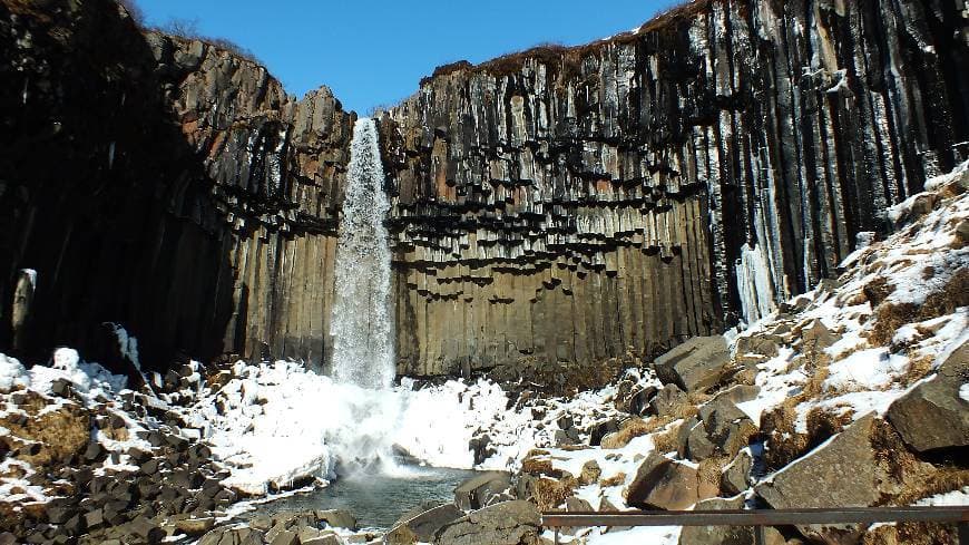 Lugar Svartifoss waterfall