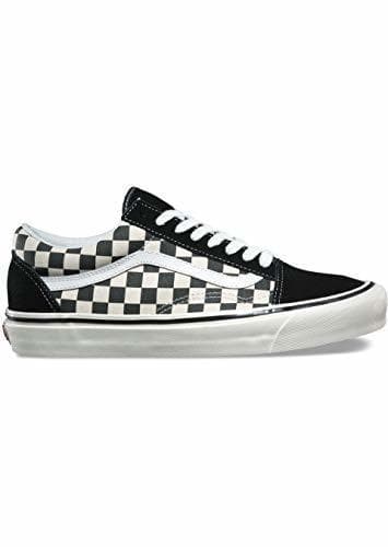 Fashion Vans Old Skool 36 DX Calzado black/check