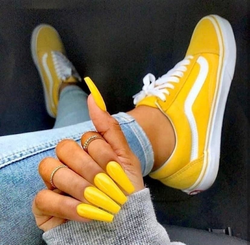 Fashion Vans Old Skool -Yellow