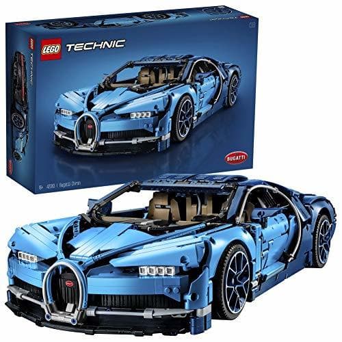 Product LEGO Technic - Bugatti Chiron, Set de Construcción de Coche de Carreras,