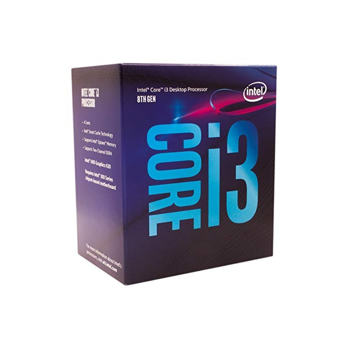 Electronic Intel Core i3-8100 3.6GHz 6MB Smart Cache Caja - Procesador