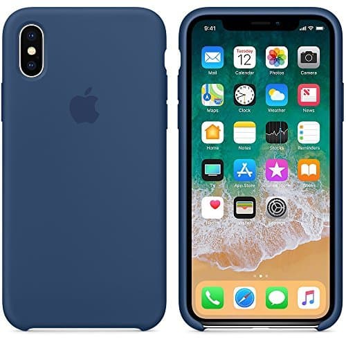 Electronic El último Verano Funda iPhone X, Slim Líquido de Silicona Gel Carcasa