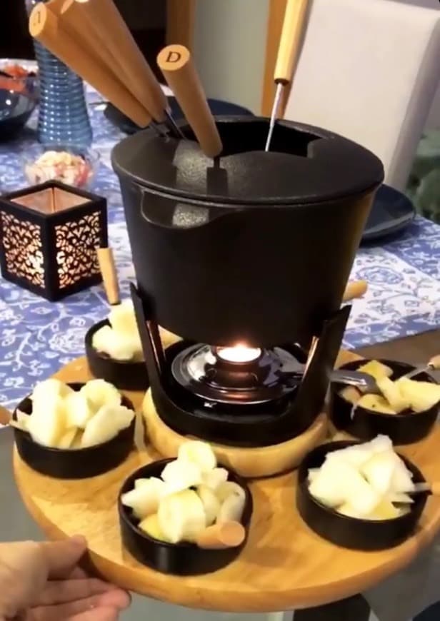 Moda Fondue em Ferro Forjado