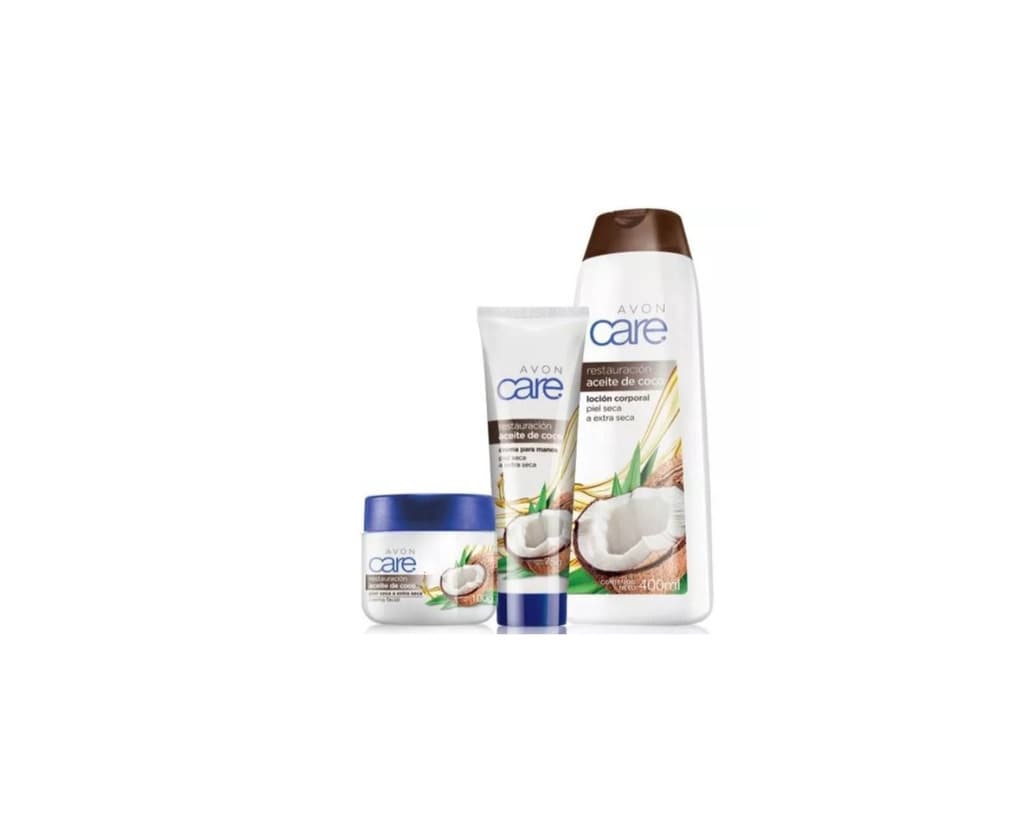 Producto Crema y loción corporal de acite de coco Avon