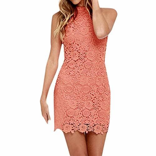 Moda Vectry Vestidos para Playa Mujer Vestidos Niña Vestidos Largos Elegantes Vestidos Halter