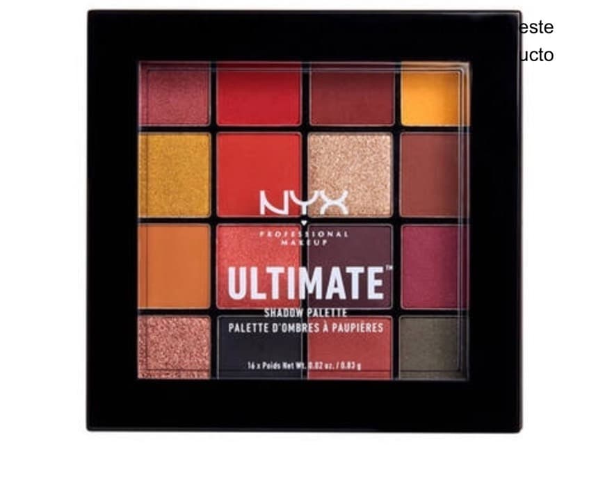 Moda Paleta nyx