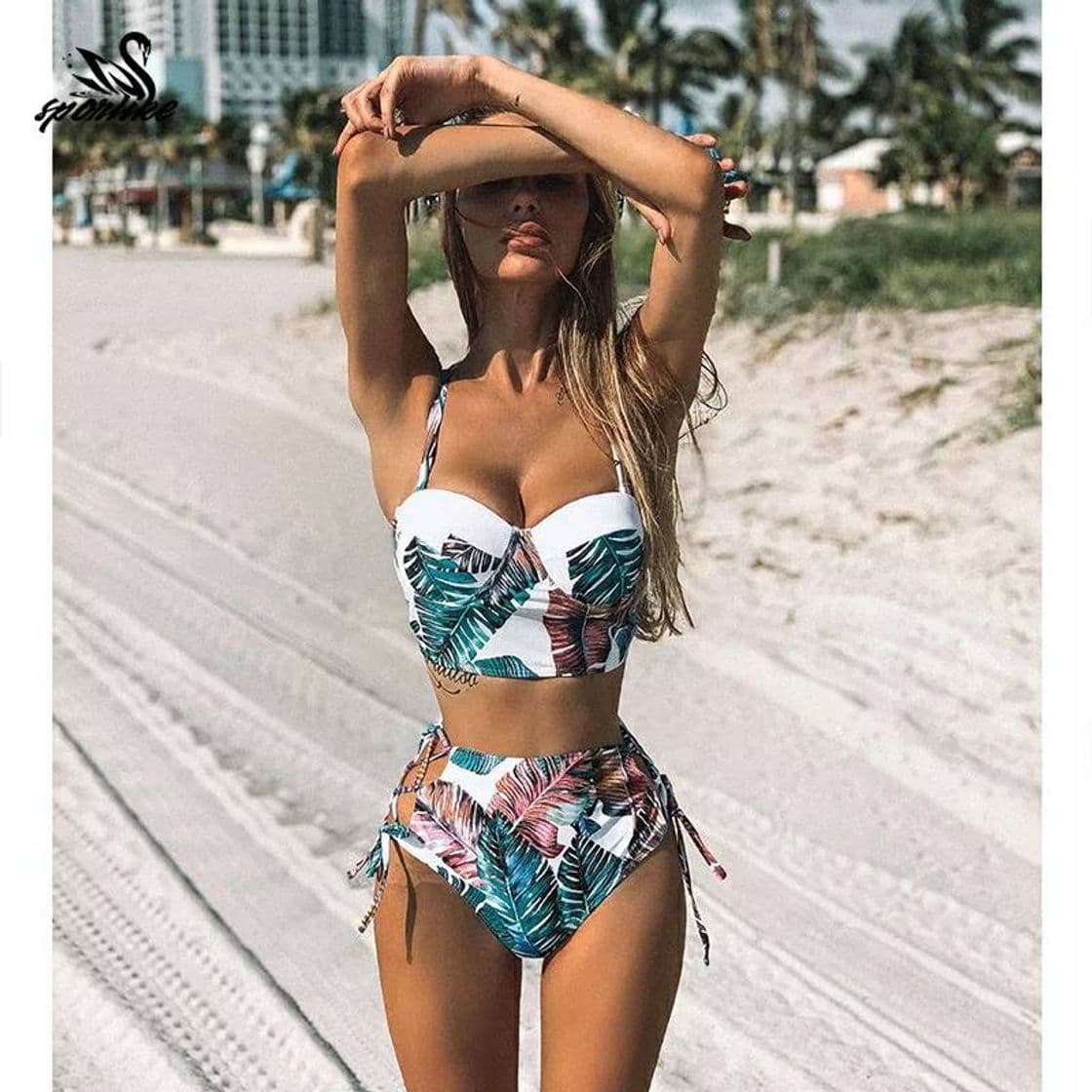 Fashion Bikini cintura subida