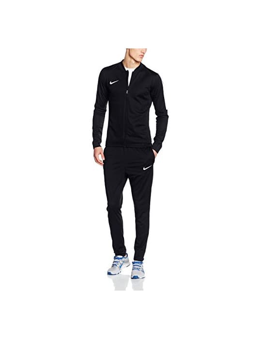 Fitness Nike Academy16 Knt Tracksuit 2, Chándal Para Hombre, Negro / Blanco 