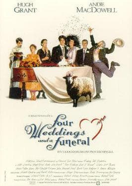 Movie Four Weddings and a Funeral