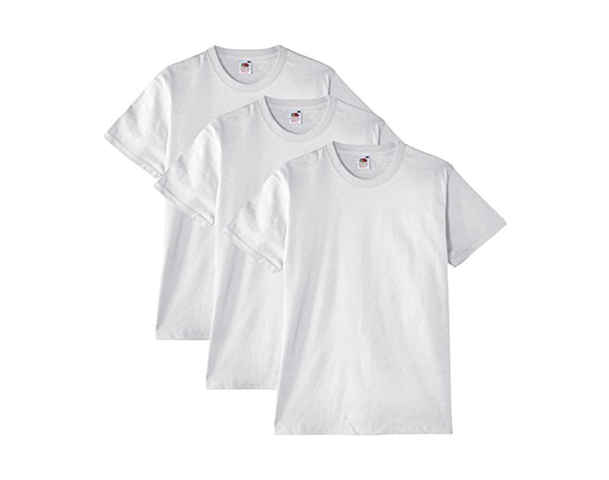 Producto Fruit of the Loom Heavy Cotton Tee Shirt 3 Pack, Camiseta de