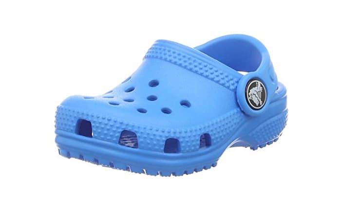 Moda Crocs Classic Clog Kids Roomy fit Zuecos Unisex niños, Azul