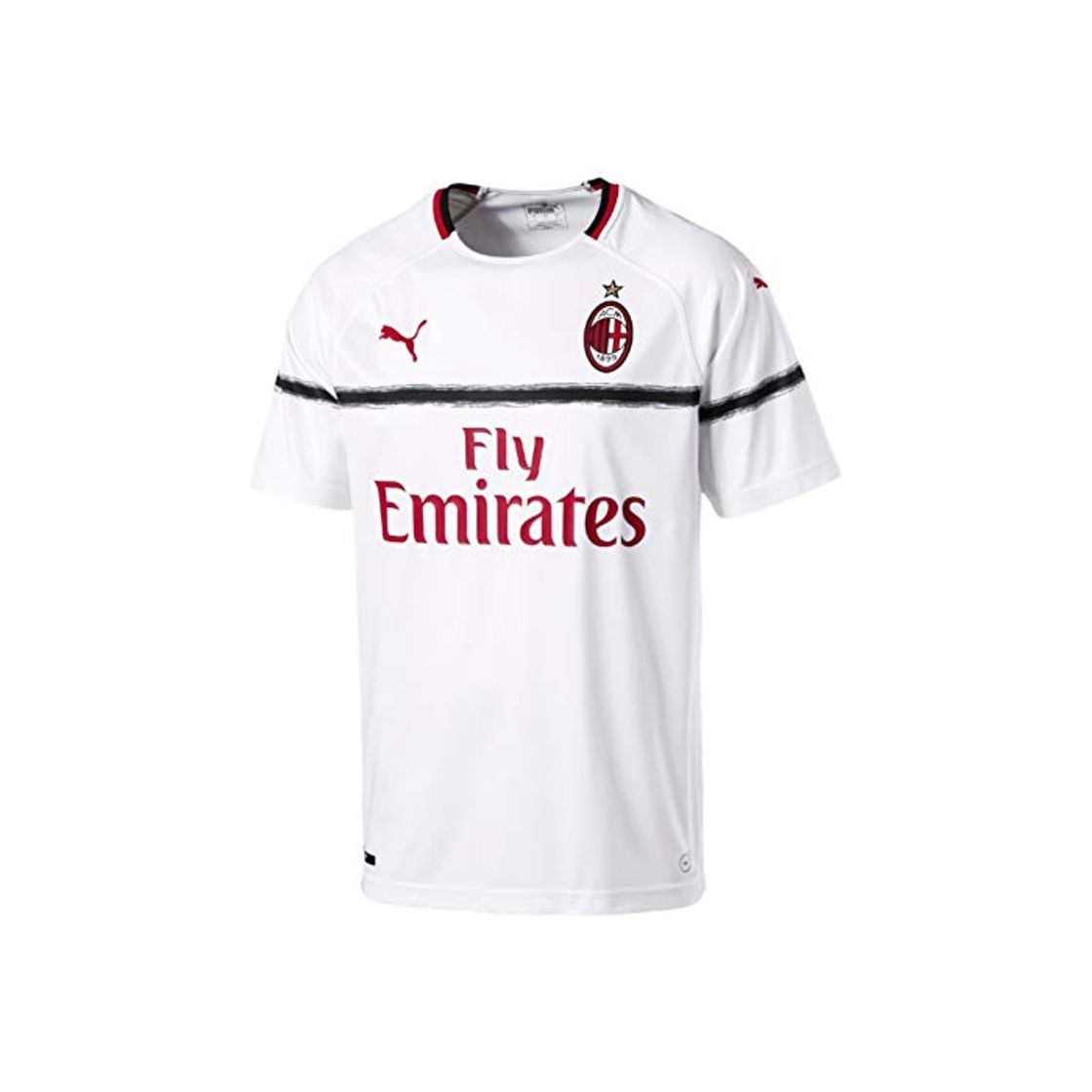 Fashion PUMA AC Milan Away Shirt Replica SS with Sponsor Logo Jersey