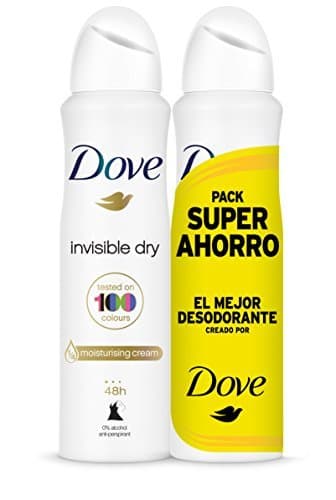 Beauty Dove Invisible Dry Desodorante Antitranspirante en Aerosol Antimanchas en 100 Colores sin