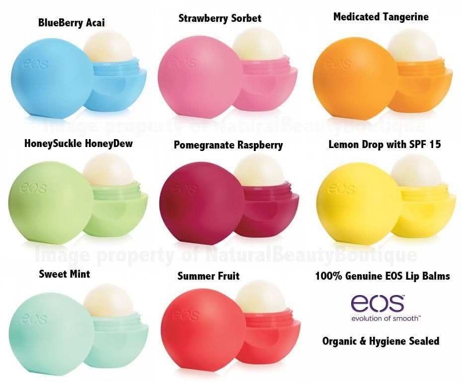 Fashion eos Natural & Organic Sphere Lip Balm - Strawberry ... - Amazon.com