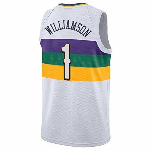 Producto Chaleco de Baloncesto New Orleans Pelicans 1# Williamson Bordado Traje de Baloncesto