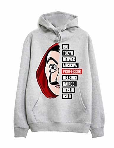 Moda Sudadera La casa de Papel, Sudadera con Capucha La casa de Papel