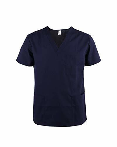 Product JONATHAN UNIFORM Camisas Médico Masculino Uniforme Medico Clásico con Cuello V para