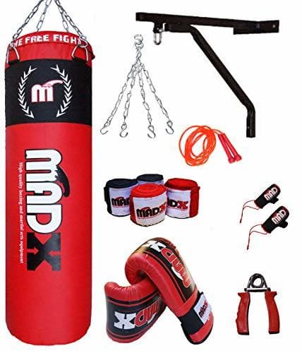 Place Saco de boxeo pesado MADX con relleno de 152,4 cm