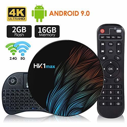 Producto Android 9.0 TV Box 【2G+16G】con Mini Teclado inalámbirco RK3318 Quad-Core 64bit Android