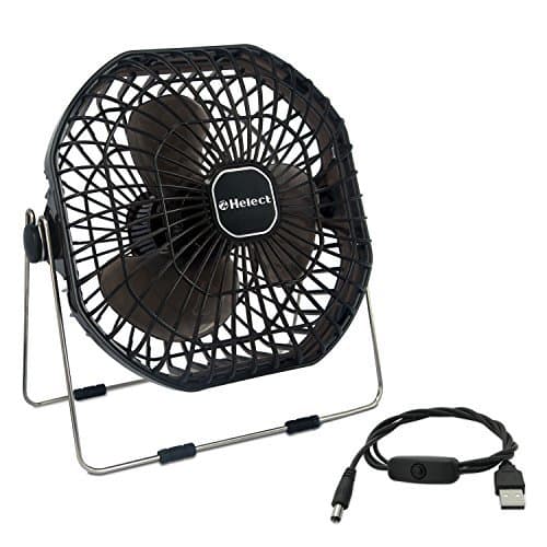 Electronic Helect 18cm Portátil Mini Ventilador USB de Mesa