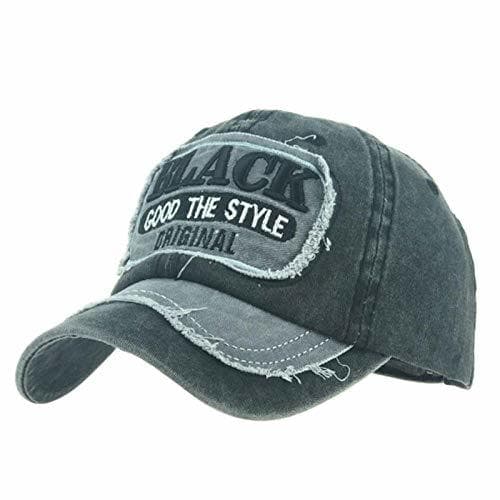 Lugar AHHMT Gorra de béisbol de algodón Lavado Sombrero de Snapback Hombres Mujeres