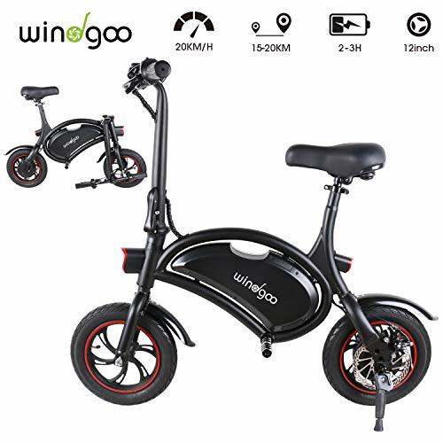 Product Windgoo Bicicleta Electrica 36V Plegable - E-Bike 12", Actualizar Bici Electrica Urbana