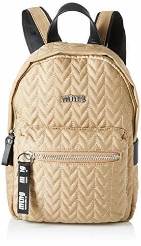 Place MTNG Padang, Bolso mochila para Mujer, Beige