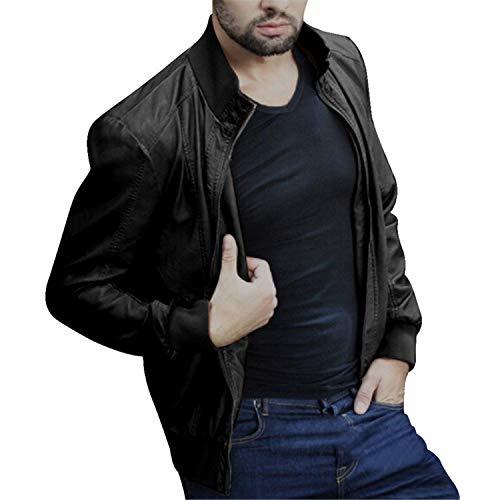 Fashion Autumn Men Fashion Motorcycle Leather et Slim Fit Coats Male Casaco Masculino