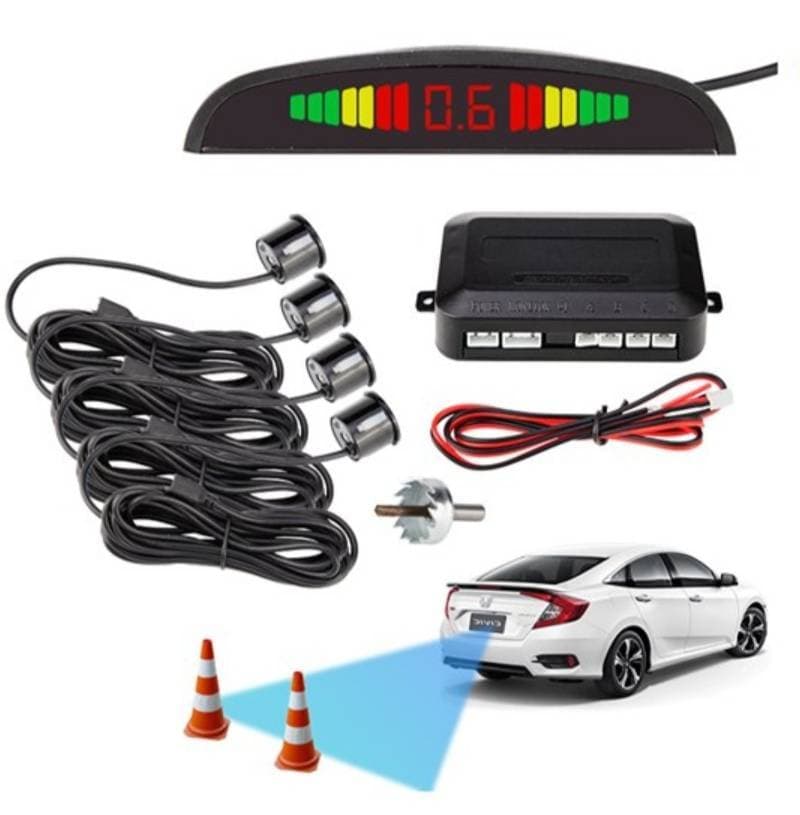 Moda Car Auto Parktronic LED Parking Sensor With 4 Sensors