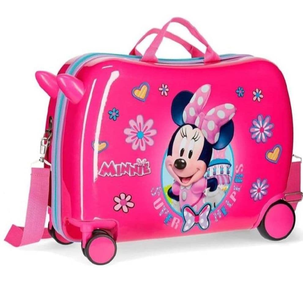 Fashion Maleta infantil ruedas multidireccionales Minnie Super Helpe