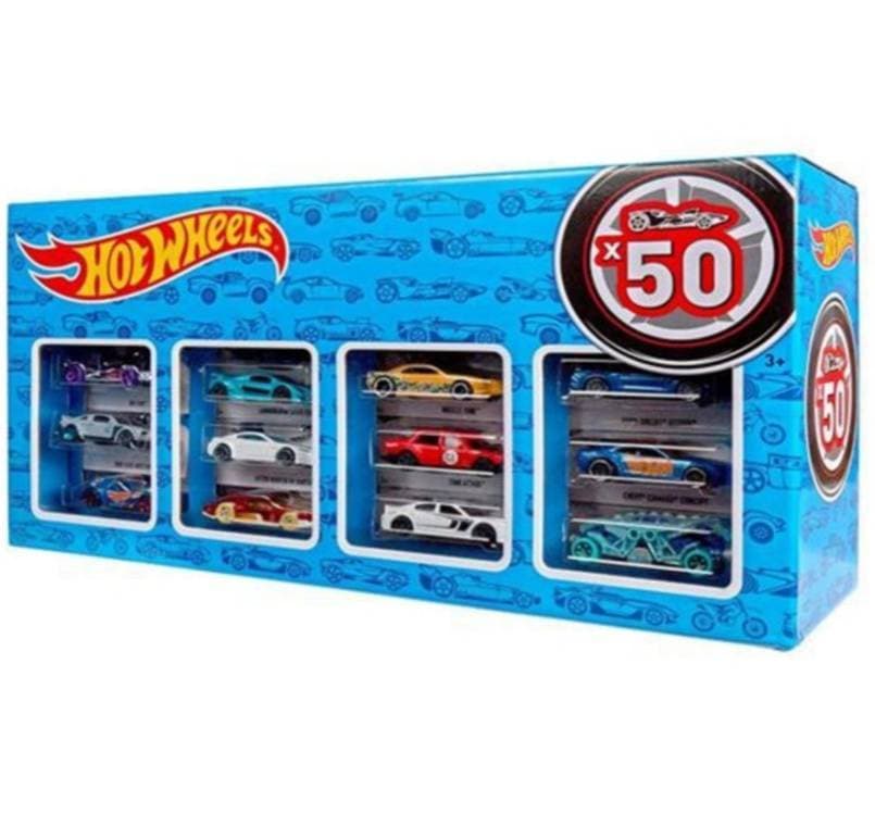 Fashion Hot Wheels Pack 50 Vehículos