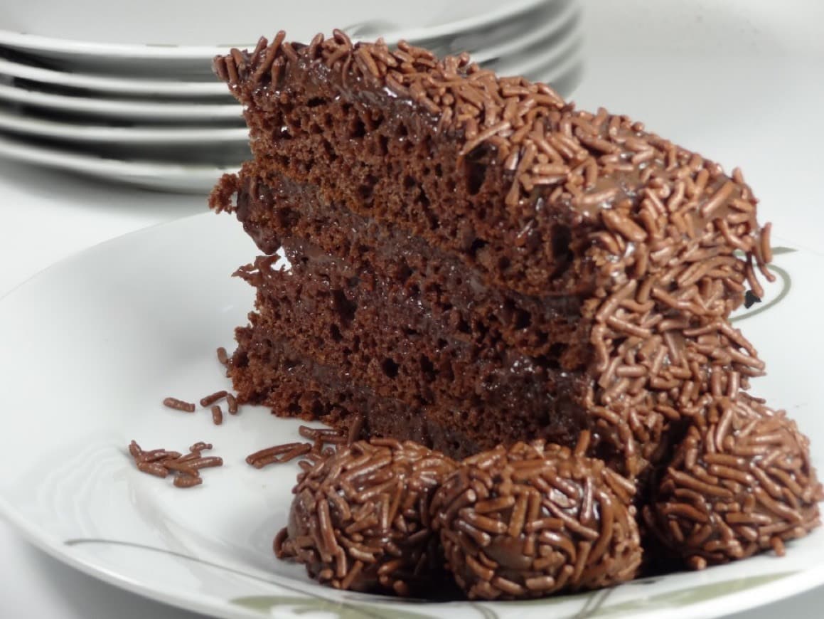 Moda Bolo de brigadeiro 