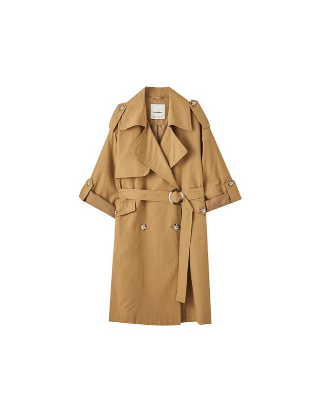 Producto Trench cruzado oversize