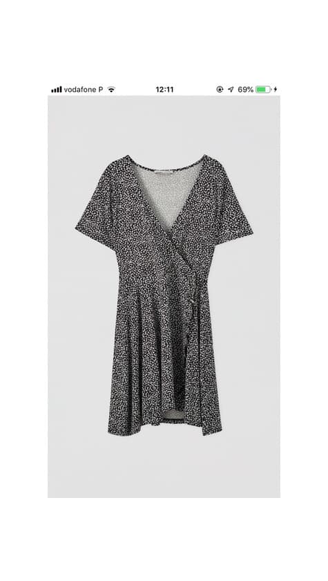 Producto Vestido midi leve de viscose Pull&Bear