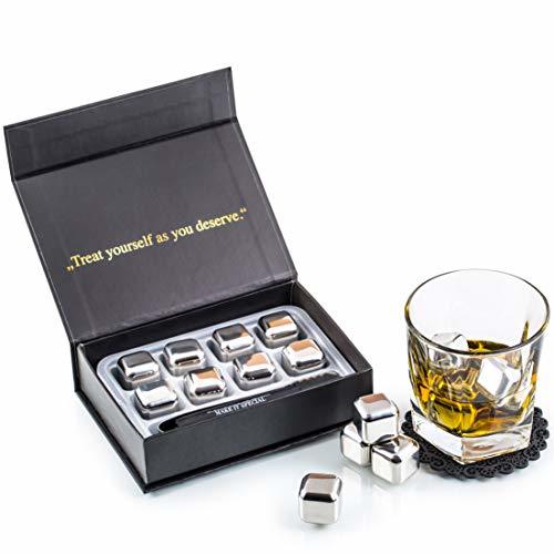 Producto Exclusivo Whisky Piedras Set de Regalo de Acero Inoxidable - Alta Tecnología