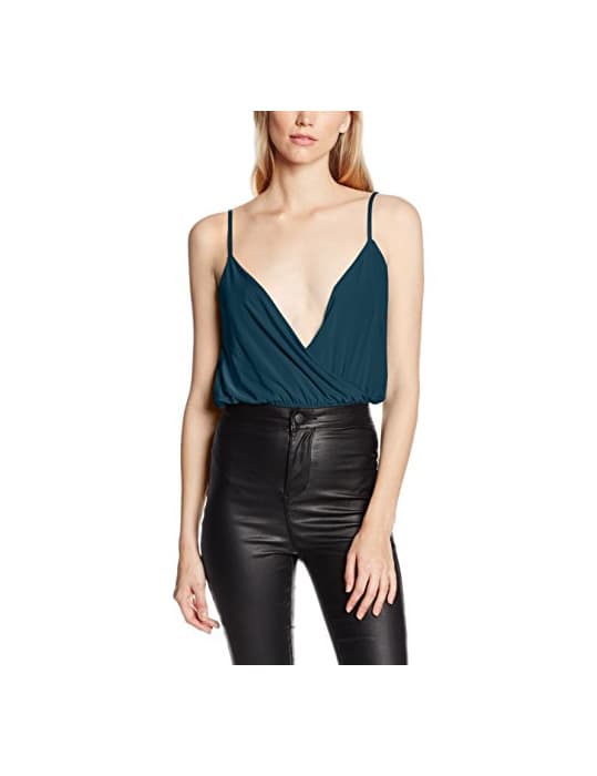 Producto Boohoo Sophie Wrap Front Chaleco, Green