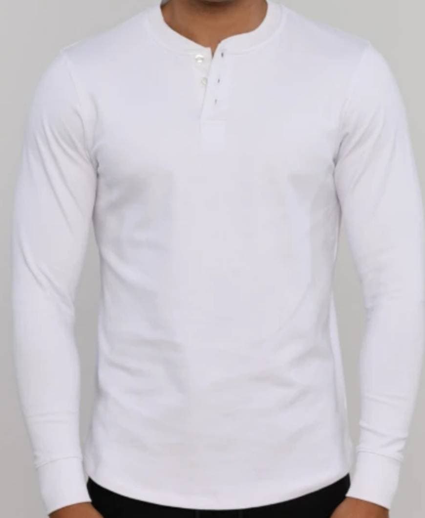 Fashion WHITE HENLEY

