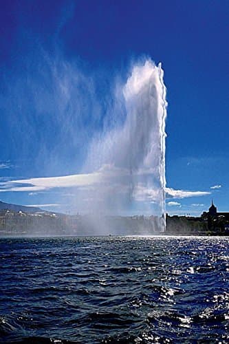 Lugar Jet d'Eau Fountain Geneva Switzerland Journal