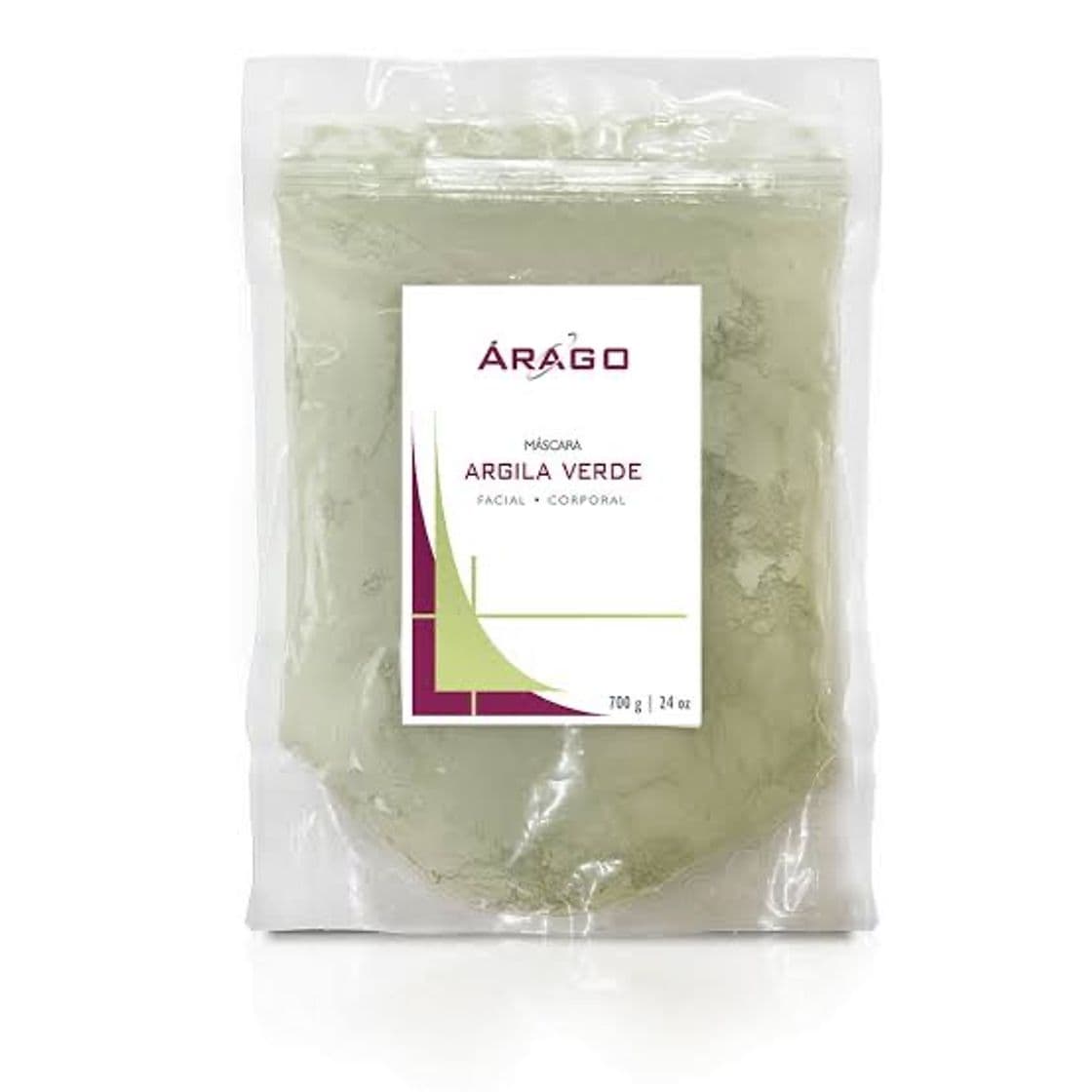 Moda Encontre Máscara Facial e Corporal Argila Verde 700g - Árago ...