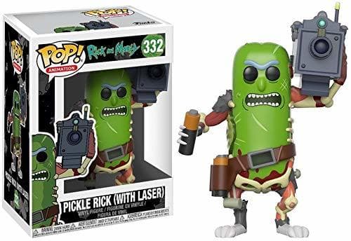 Juego Funko Pop!- Rick & Morty: Pickle Rick con Laser